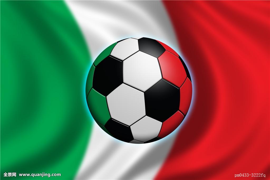 足球,意大利,意大利国旗,旗帜,模糊
