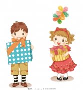 春季服装卡通图片