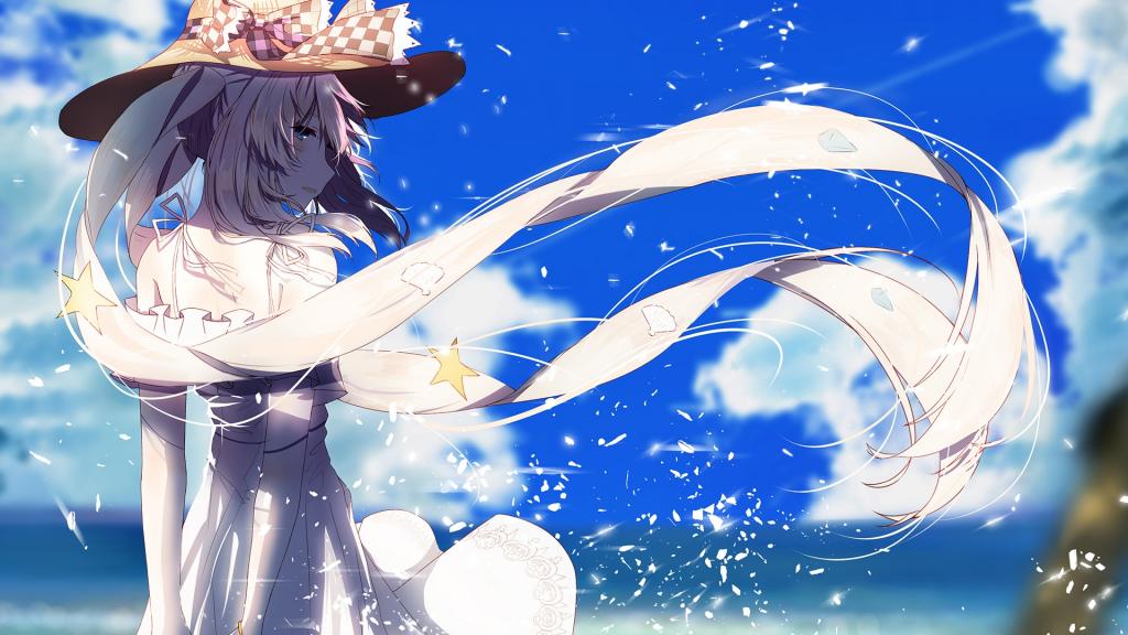 电脑壁纸 动漫卡通 动漫人物 动漫女生背影