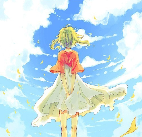 唯美图片 动漫卡通 > 唯美动漫女生背影小清新图片(8)