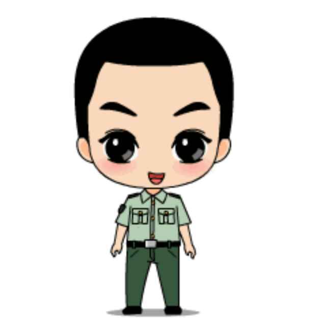 武警特战头像 卡通