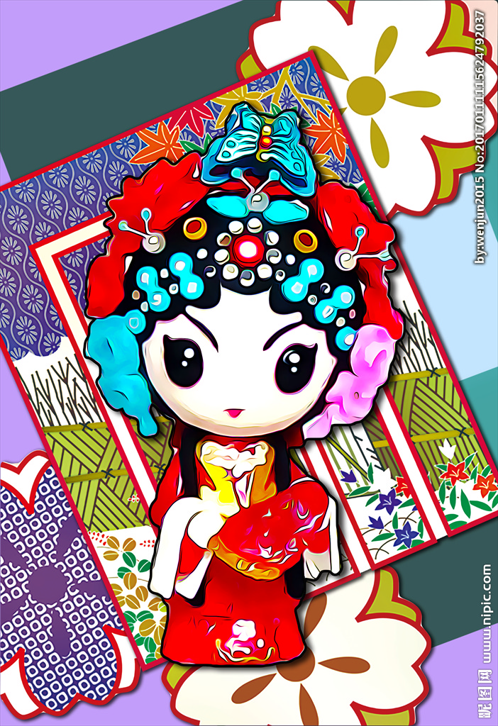 卡通京剧人物图片