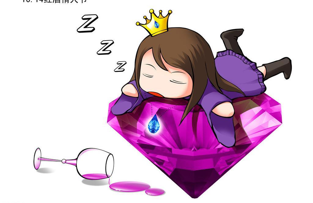 卡通女孩模板下载 卡通女孩 q版 卡通 漫画 女孩 红酒 动漫人物 动漫