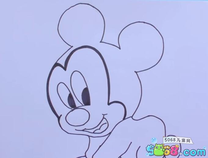 米老鼠的画法 卡通人物绘画步骤分享(4)