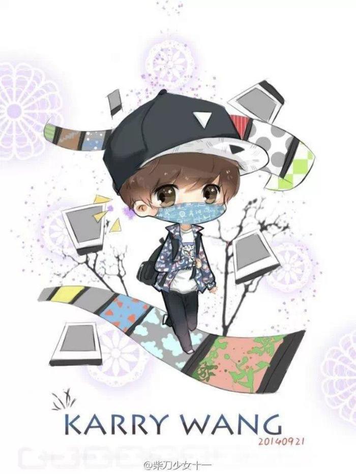 王俊凯卡通的照片