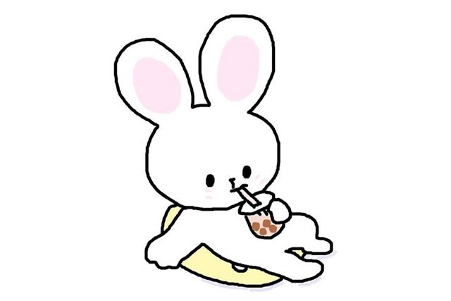 小兔子简笔画2