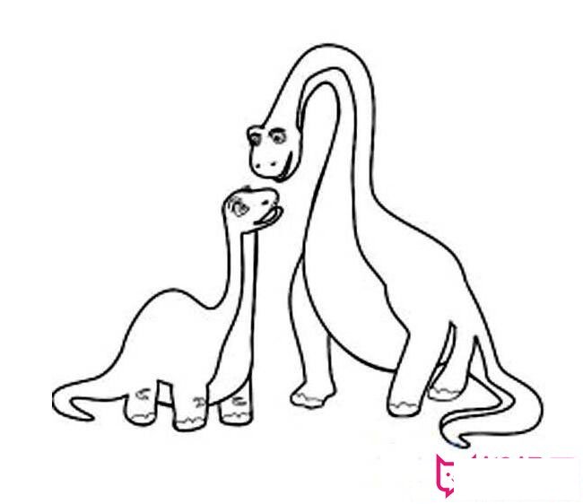 儿童动物简笔画,恐龙简笔画图片大全