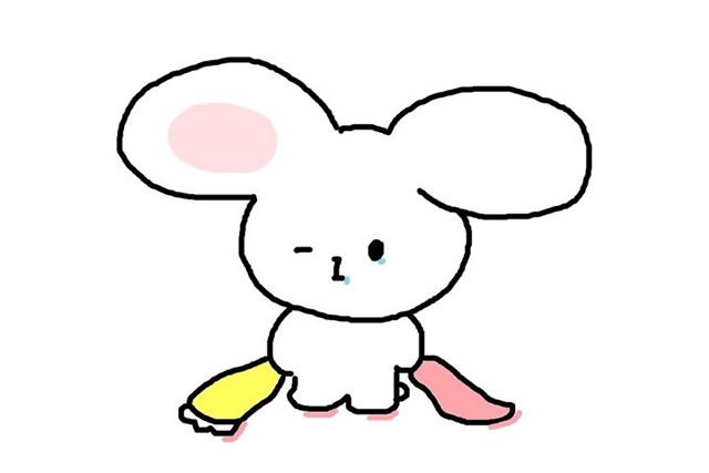 小兔子简笔画1