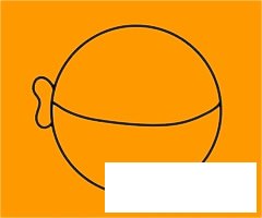 刺豚简笔画图片