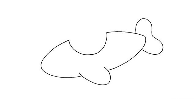 开飞机的小象简笔画