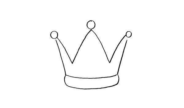 皇冠简笔画步骤图片