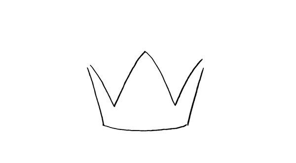 皇冠简笔画步骤图片