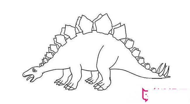 儿童动物简笔画,恐龙简笔画图片大全
