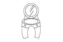 梳妆台简笔画画法步骤及图片大全