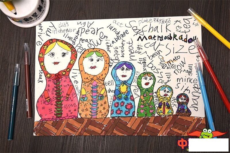 少儿画画大全简单漂亮,精选的儿童美术作品图片