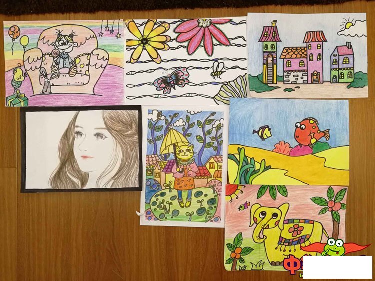 儿童画画大全简单漂亮,优秀的少儿美术作品