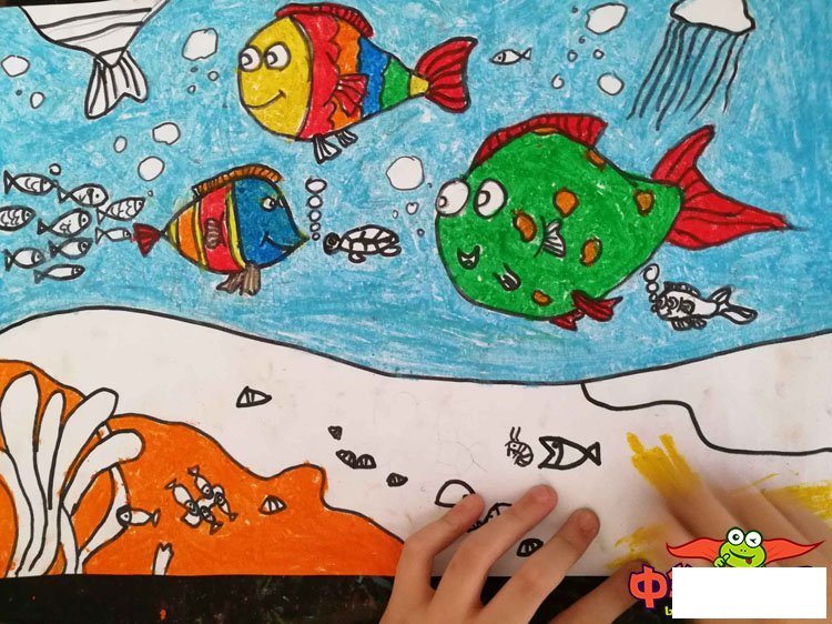 儿童画画大全简单漂亮,优秀的少儿美术作品