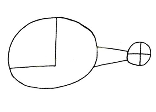 简单的直升机简笔画画法