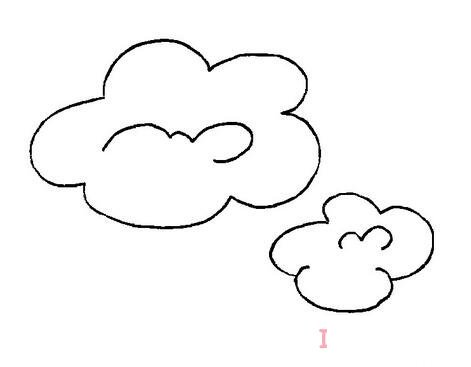 天空白云简笔画怎么画简单好看