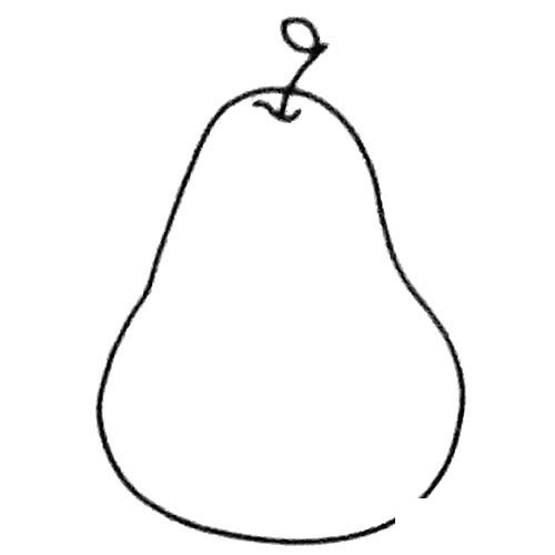 梨画法简笔画图片大全