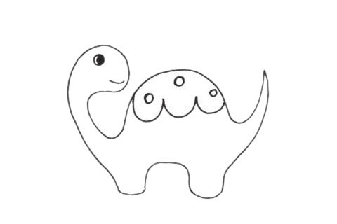 圆顶龙简笔画图片