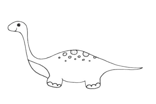 圆顶龙简笔画图片