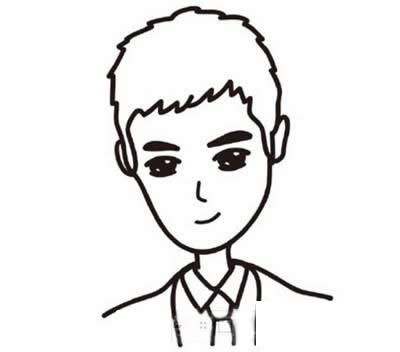 Q版胡歌简笔画图片