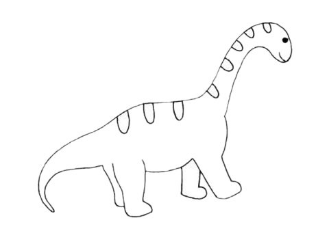 圆顶龙简笔画图片