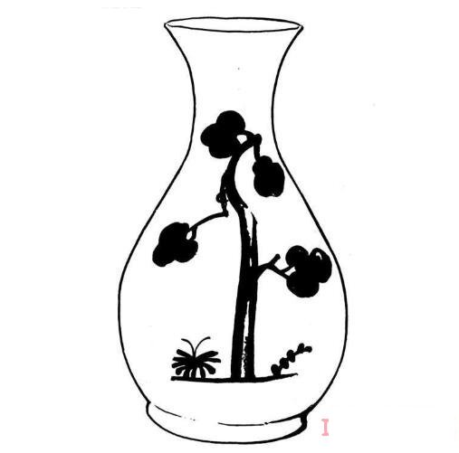 手绘漂亮花瓶的画法简笔画简单易学