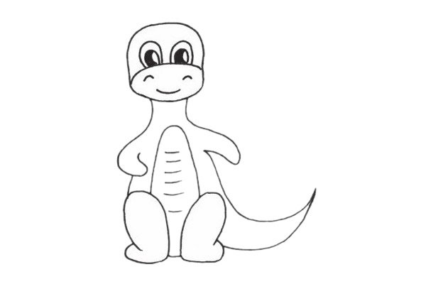 圆顶龙简笔画图片