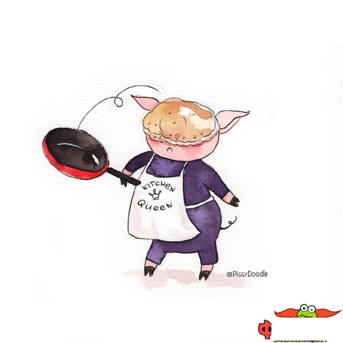 小猪简笔画图片大全，超可爱卡通小猪简笔画