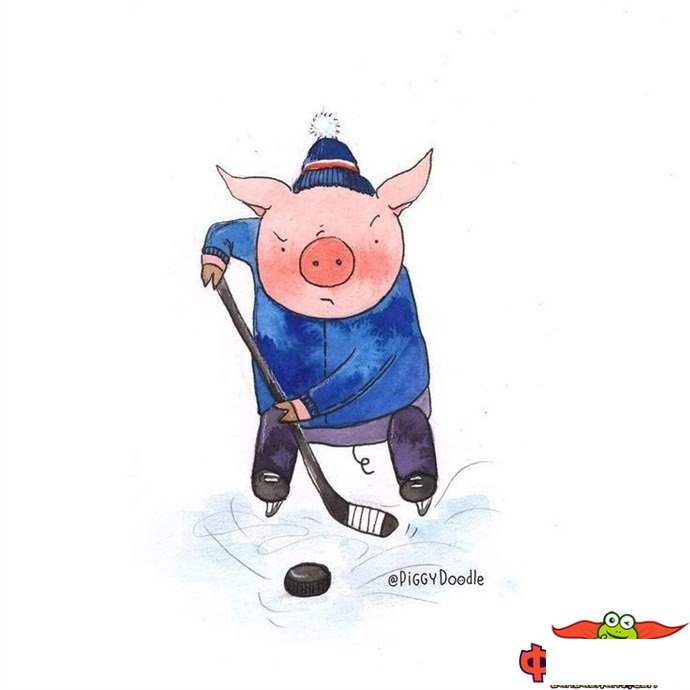 小猪简笔画图片大全，超可爱卡通小猪简笔画