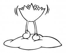 卡通蛋物品简笔画步骤图片大全