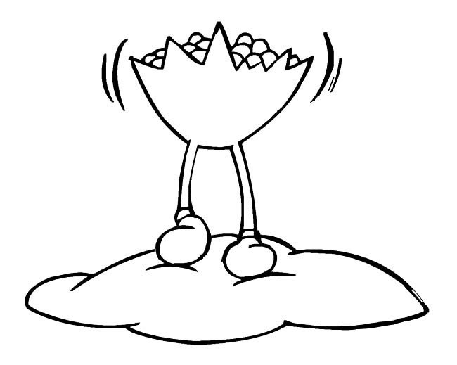 卡通蛋物品简笔画步骤图片大全