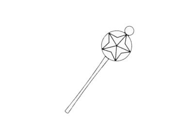 魔法棒简笔画图片