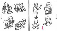 校园生活组图儿童简笔画画法