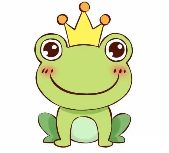 青蛙王子简笔画图片
