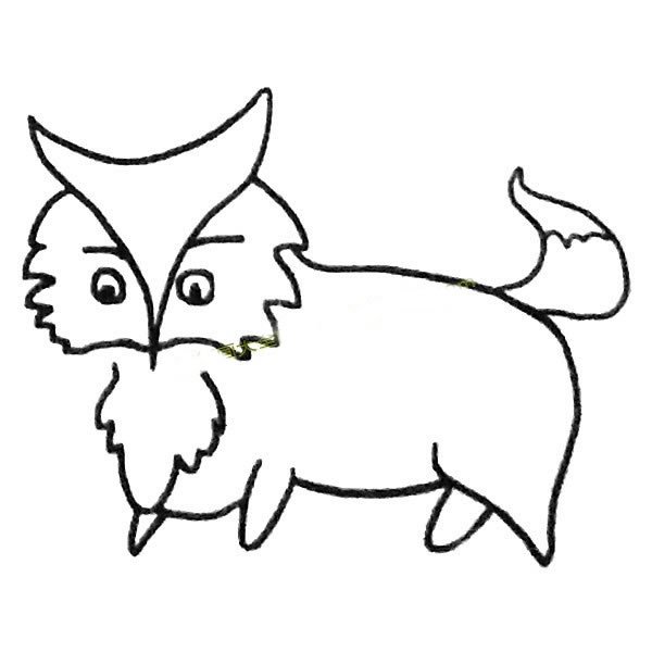 狐狸简笔画图片