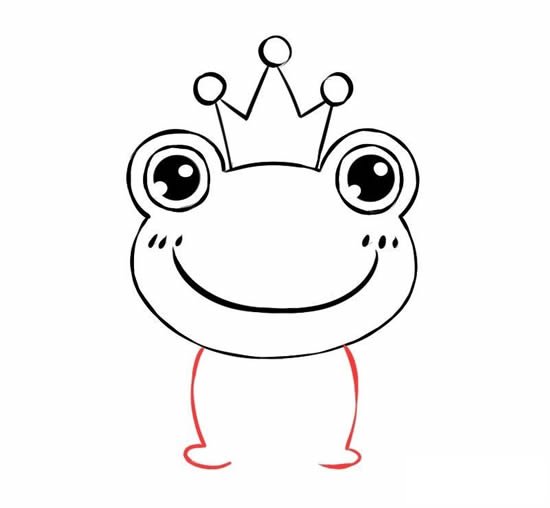 青蛙王子简笔画图片