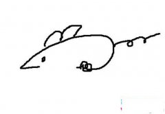 幼儿简单的简笔画老鼠