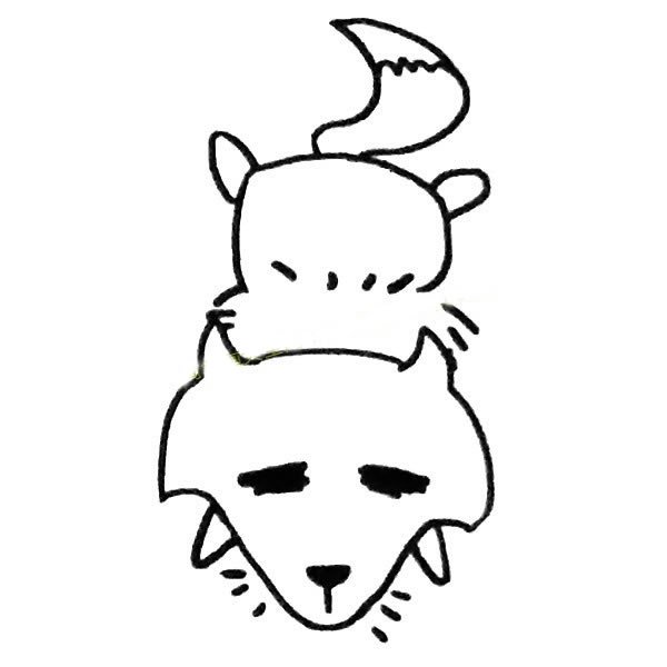 狐狸简笔画图片