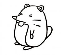 鼹鼠简笔画图片大全