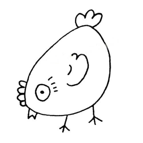 母鸡简笔画图片