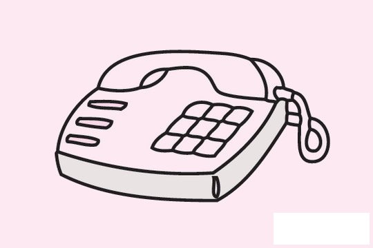 电话简笔画图片