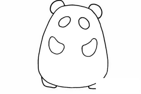 大熊猫简笔画图片