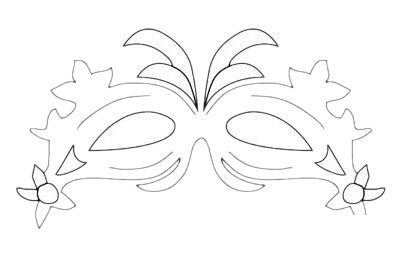 面具简笔画图片