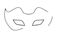 面具简笔画图片