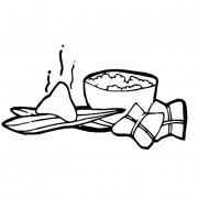 粽子粥简笔画步骤图片大全