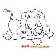 动物简笔画│狮子2