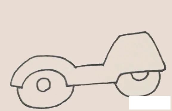 电动车简笔画图片